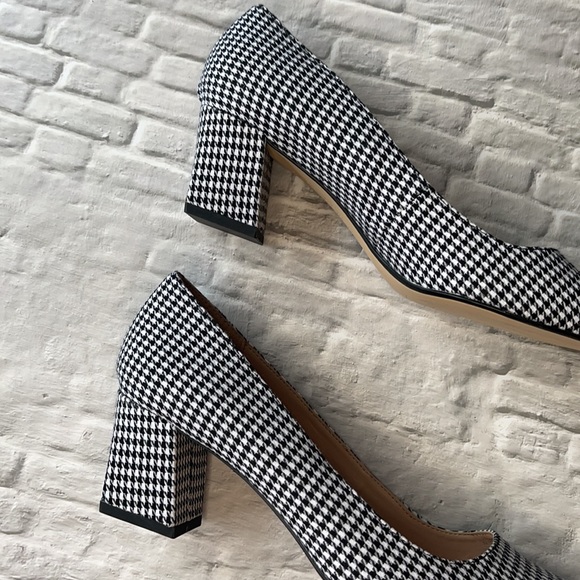 ZARA | Houndstooth print block heels - Picture 4 of 10